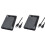 2X Gabinete de HDD  de 2,5 Polegadas para USB 3.0, Gabinetes para Disco Rígido Móvel para SSD, Caixa de Armazenamento Externo HDD com Cabo USB 3.0 1