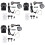 3X Gitarr Pickup Klassisk Gitarr Pickup Vibration Pickup BT Ackompanjemang Resonans Pickup 3-Bands EQ Equalizer Akustisk 1