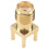 30x SMA Female Jack Solder PCB Mount Straight RF Connector Gold 9
