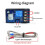 2X WIFI Remote Digital Temperature Controller K Thermocouple High Temperature Controller -99-999 Degrees ZFX-WT01 8