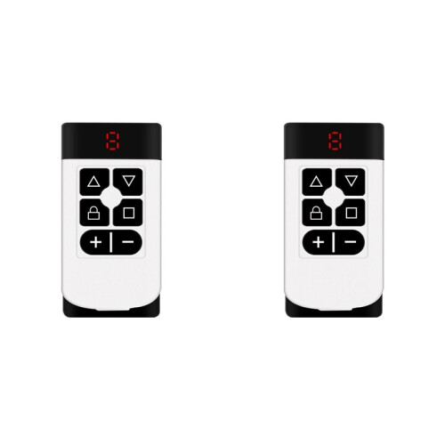 2X 6-Button Garage Door Remote Control Duplicator 315MHZ-868MHZ Multi-Frequency Code Grabber Clone Gate Garage C
