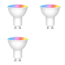 Tuya GU10 LED Light Bulb Dimmable 6W 220V Life App Control Spotlight Bulb Works with Alexa 3Pcs