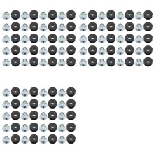 60Pcs Motorcycle Rubber Grommets Kits Motorcycle Windshield Bolts for Fairings Rubber