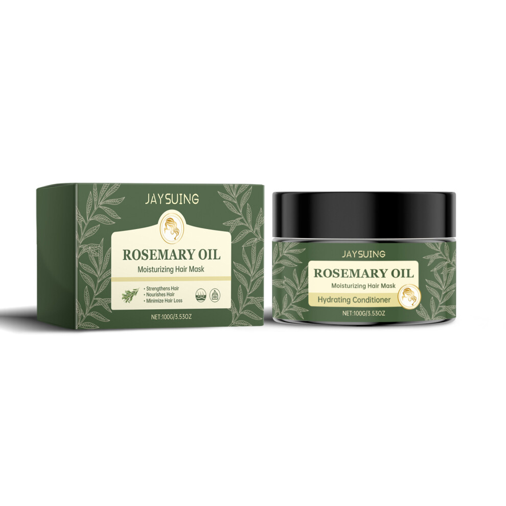 (100G) Jaysuing rosemary hair mask improves dry and frizzy hair, smooths and nourishes hair, nourishes and glosses the hair mask