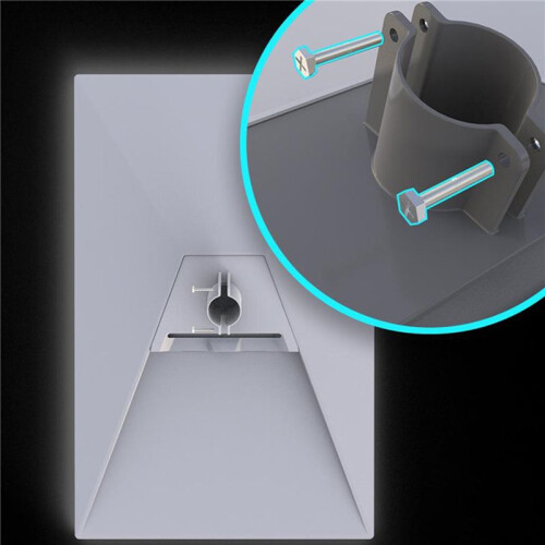 2X for Star Link Gen 3 Adapter Satellite Equipment Bracket Wall Mounted for Internet Satellite V3 Without Pole 2