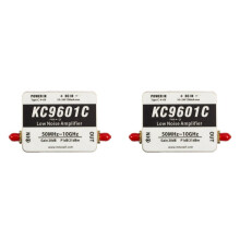 2X KC9601C 50MHz-10GHz Low Noise Amplifier Ultra-Wideband LNA Module 21dB High Gain Type-C Power Supply