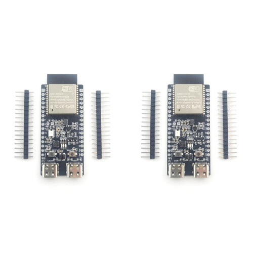 2X ESP32 C5 Development Board Dual-Frequency 2.4G and 5GHz WiFi Module 4MB Flash WIFI6 CH343 32PIN TYPE-C