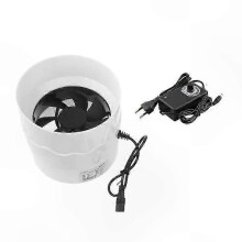 110mm Adjustable Speed Inline Duct Fan for Ventilation and Exhaust Systems with 7W Motor Efficiency