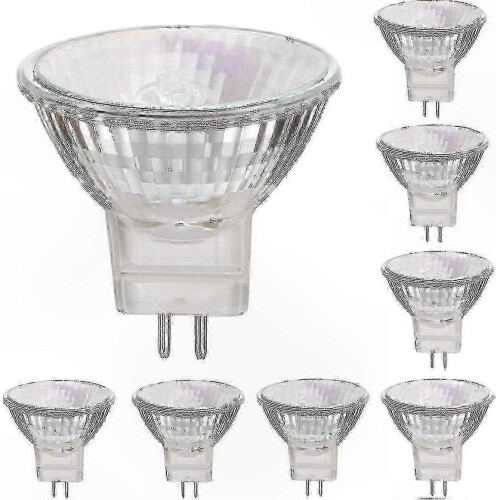 (35W) Warm White Dimmable Halogen Bulbs, GU5.3 Base, 12V 35W, 8-Pack Spot Lights
