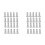 M5 Multi-Grip Rivet Nuts, 40Pcs Threaded Insert Nut 304 Stainless Steel  Nuts Construction Fasteners for Industrial 1