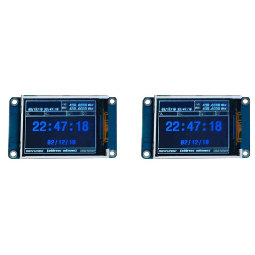 2pcs 2.2 Inch TFT Screen Hotspot  Input Display for Jumbospot MMDVM Hotspot Board Kit UHF for Raspberry Pi Zero W