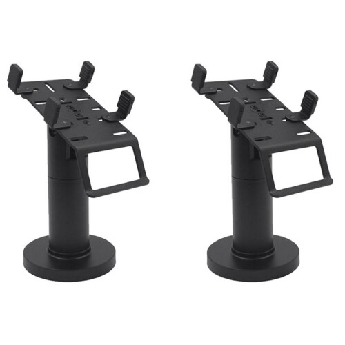 2X Universal Pos Machine Desktop Stand Rotatable POS Cashiers Holder Rack Display Bracket Black