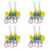 4X Four-Spray Humidifier Module Humidifier Control Board Atomizer Driver Board Four-Spray Humidifier Module,Set D 1