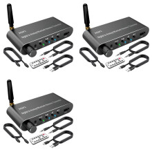 3X  5.1 Transmitter Receiver Digital to Analog Audio Converter DAC Wireless Adaptor, Coax to Analog