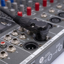 2 Stuks XLR Microfoon Verlengkabel Adapter, 90 Graden XLR Female Naar Rechte XLR Mannelijke 3-Pin Mic Kabel 1.8M