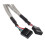 4X MainBoard 4 Port USB 2.0 to 9 Pin Header Bracket Extension Cable 6