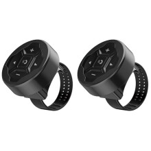 2X Universal Wireless Remote Control Waterproof 5.3 for Helmet Earphone Motorcycle Bike Handlebar