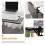 4 Pièces Support Pliable Clavier D'Ordinateur Support D'Extension de Bureau Support de Bras de Clavier Support de Bureau Pliant pour Moniteur 5