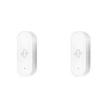 2X Tuya WiFi Vibration Sensor Motion Detection Real- Remote Monitor Alarm for Home Window Drawers