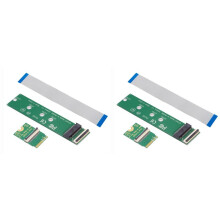 2X Nuova Interfaccia Key A+e WIFI per M.2 Key M Interface FPC Soft Bank SSD Cavo di Collegamento Scheda Adattatore NVME NGFF