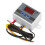 5X 220V Digital LED Temperature Controller 10A Thermostat Control with  Digital Display Incubation Controller 3