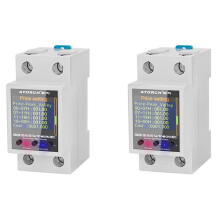 2X ATORCH GR2PW Electricity Meter Tuya WiFi Rail Power Meter AC50-320V Digital Display Monitor