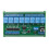 2X  24V 8 Ch RS485 Relay Board Modbus RTU UART Remote Control  DIN35 Rail Box per PLC Automation Control 2