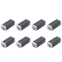 8X LED PowerCon AC Coupler Adapter Extender Connector High Quality Speakon Panel Mount Straight Adapter to White