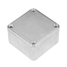 10PCS 1590LB Guitar Effect Pedal Enclosure Diecast Metal Aluminum Stomp Box 1.99x1.99x1.22 Inches