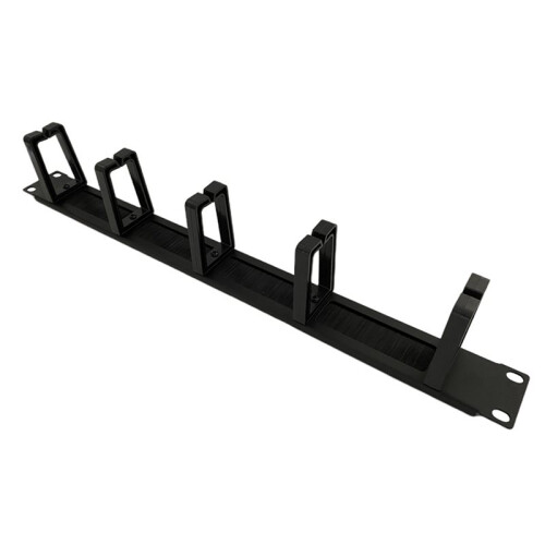 3X 1U 19 Inch Rack Cabinets Cable Management Network Network Brush Panel Five Ring Detachable Wire Manager Frame 1