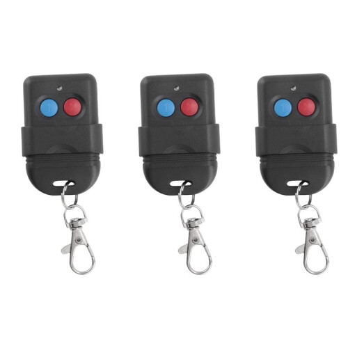 3X 8 Dip  330Mhz  Copy Remote Control Fixed Code 2 CH Duplicator for Gate Garage Door Opener or Alarm System
