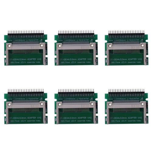 6X IDE 44-Stift Hane Till CF Compact Flash Hane-Adapterkontakt