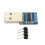 2X CH9329 Module Serial Port to Standard USB HID Keyboard and Mouse Device Module Supports 12Mbps 2