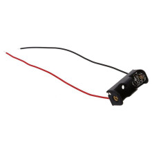 25pcs 4.3 Inch Wire Leads Black Battery Storage Slot Holder 1 X 12V 23A/27A