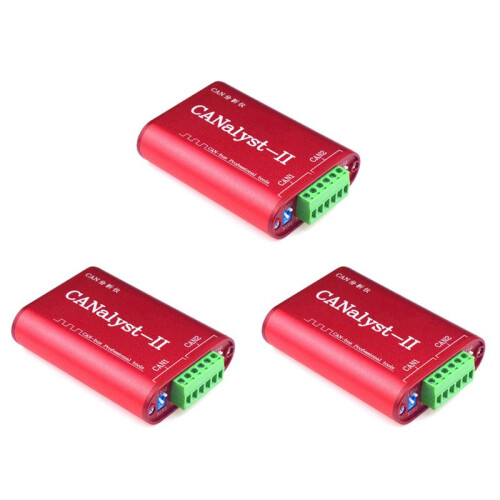 3X CAN Analyzer CANOpen J1939 Convertidor USBCAN-2II Compatible con ZLG USB A CAN USBalyst-II