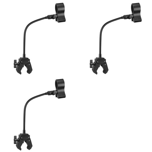 3X Supporto per Microfono, Braccio Versatile per Microfono per Treppiede da Scrivania, Supporto per Microfono A Collo D'Oca con Supporto per Microfono