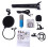 Condenser Microphone Mic Kit Live Studio Sound Recording Mount Boom Stand  silver 4
