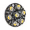 2X SK6812 RGBW Round Full Color Black Single Point Single Control Ring Development Board 7 Bit DC5V 7
