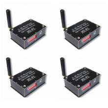 4X 2.4G Hifi Draadloze Audiotransmissietransceiver Ondersteunt Één Zender en Meerdere Ontvangers voor Stereogeluid