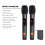 3X Universal Microphone Home Karaoke Microphone USB Wireless Microphone Live Broadcast Radio Digital Display Microphone 7