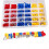 480pc Insulated Assorted Electrical Terminal Crimp Connector spade Set Box 9