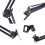 Mic Microphone Stand Suspension Boom Scissor Arm Holder Studio Broadcast Desktop 8