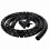 (8mm, Black) Flexible Spiral Cable Organizer with Cord Protector for Wire Management and Cable Holders 1
