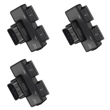 3X OBD2 Eén Verdeeld in Twee Adapterdraad 16 Pin 16 Core Obd Uitbreidingskabel Connector Adapter Kabel Universeel met Dc5521
