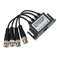 4-Kanals Videobalun BNC UTP CAT5-Sändare för CCTV/Övervakningskamera Trend 4-Vägs Koaxial HD-Sändare