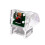 2X Camera Housing Bracket Highly Transparent Acrylic for Raspberry Pi Official Camera 2