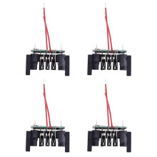 4X Placa de Circuito de ProteçãO de Carregamento de PCB de Bateria de PerfuraçãO EléTrica DCB120 para Bateria de ÍOn de LíTio 12V 10,8V