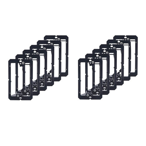 36 Pcs Single Gang (1-Gang) Low Voltage Wallplate Mounting Bracket - Black 1