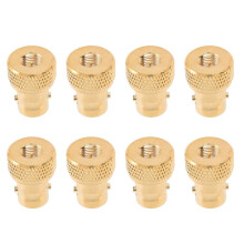 8X SMA Male to BNC Female Jack M/F Straight Type RF Adapter Coaxial Connector