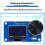2st 0,96 Inch OLED-Schermmodule met Knoppen EC11 Rotary Encoder IIC-Interface LCD-Scherm 5
